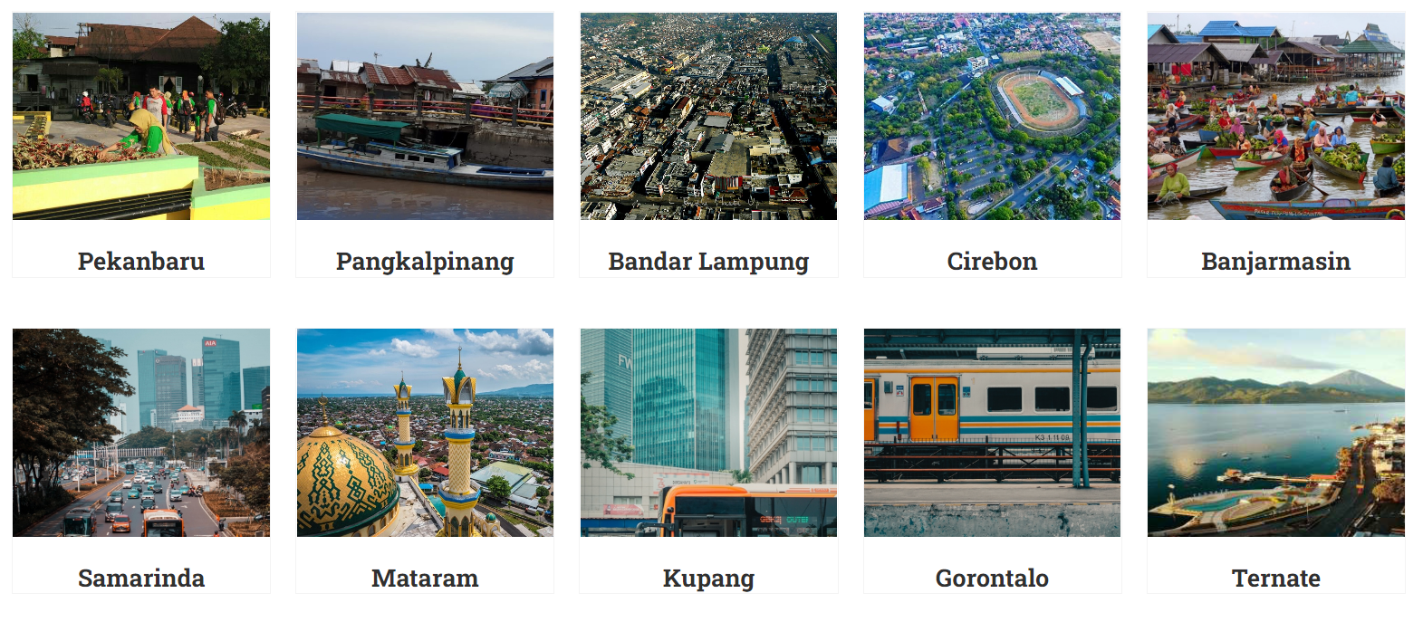 Sepuluh Kota Indonesia Berjuang untuk Beradaptasi dengan Multi-Risiko Iklim