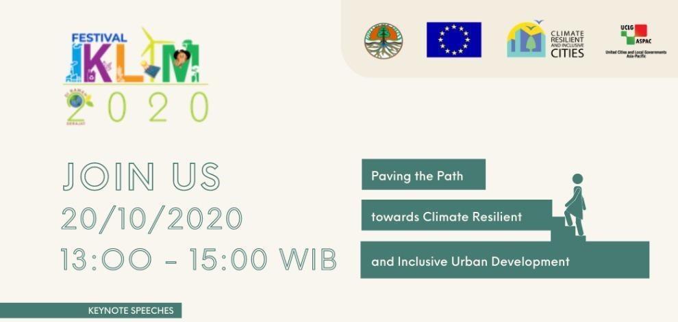 October 20th: Join the Festival IKLIM webinar about Climate Resilience and Inclusive City Development