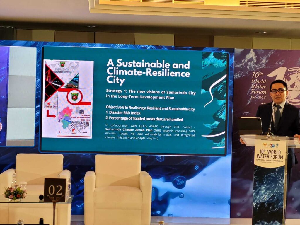 Samarinda City Showcases Building Resilient Communities at the 10th World Water Forum